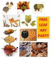 FREE Leaf Art Party 
