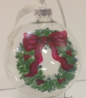 Holiday Glass Ornament-Early Bird $5 OFF!