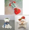Clay Holiday Figurines & Ornaments to adorn your home! 