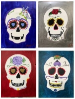 Day of the Dead Sugar Skull-Choose your colors!-Early Bird $10 OFF!
