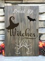 GIRLS NIGHT WITCHES Wood Sign-Earlybird Discount $5 until 10-7