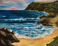 Seascape technique class-Painting Trees & Cliffs-$5 Earlybird Savings
